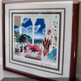 A33. Framed Thomas McKnight print.